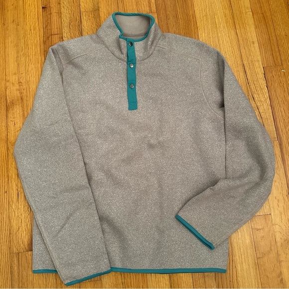 BONOBOS MEN'S SWEATER FLEECE SNAP MOCK Size M (K11) - Picture 8 of 11
